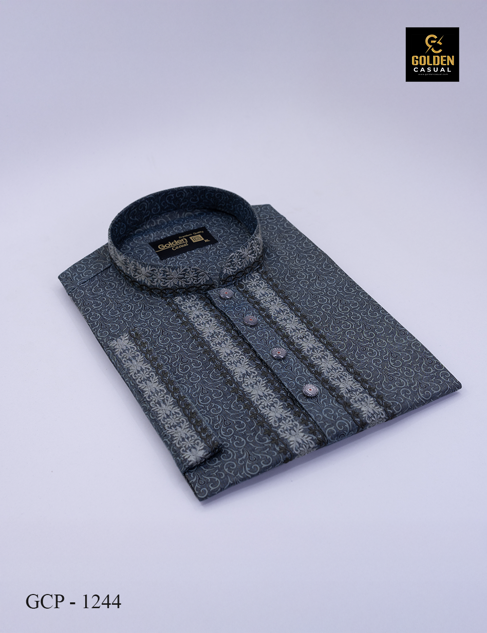 Overall jacket print (Ash).