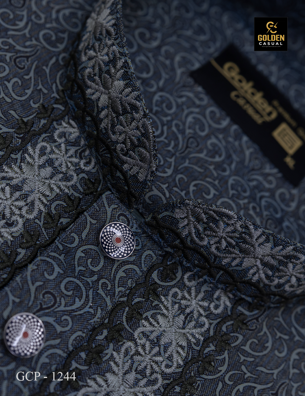 Overall jacket print (Ash).