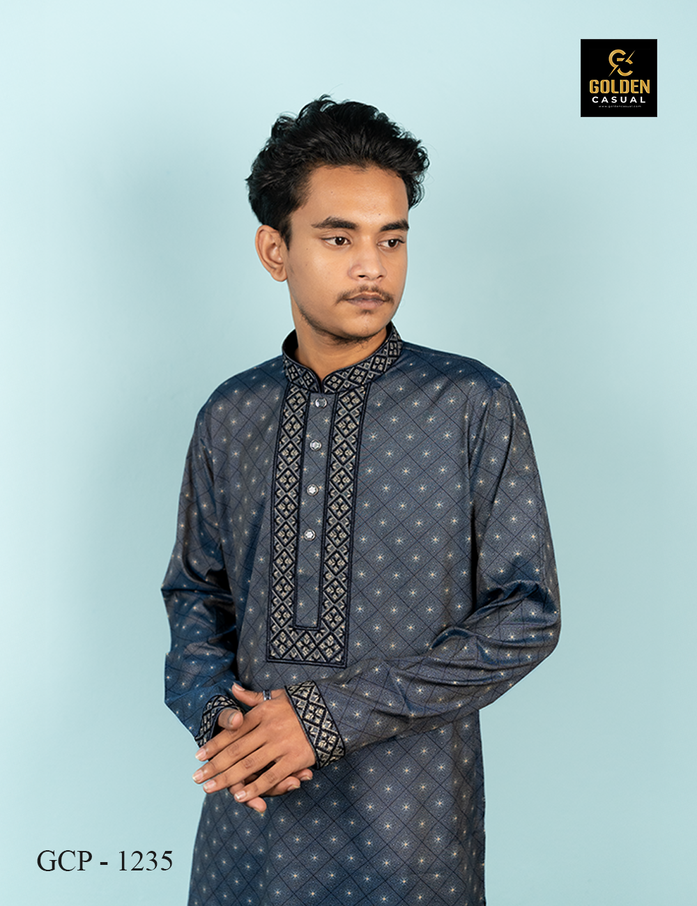 All Over jacket print Ash..